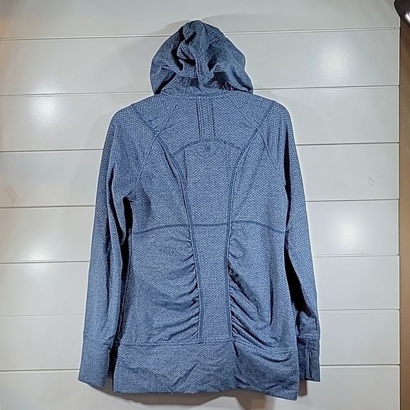 Athleta Zip up Blue Hooded Jacket Small - Picture 3 of 7
